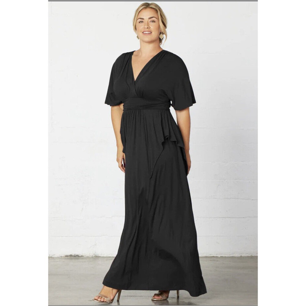 Kiyonna Black Maxi Dress